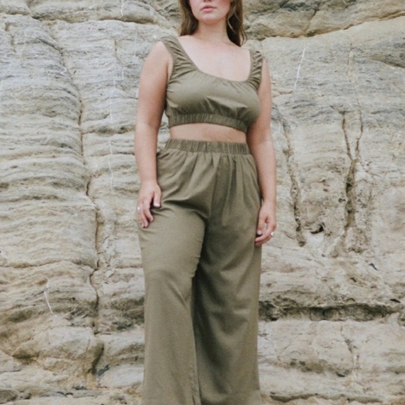 NWT Ozma of California Sophie crop top - Picture 2 of 5